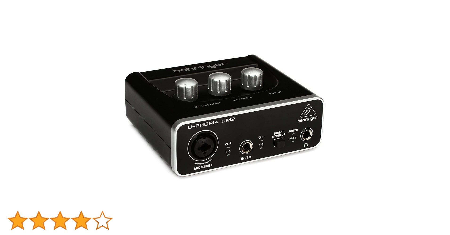 宅録セット (berhringer U-PHORIA UM2) Behringer U-Phoria UM2 – United States
